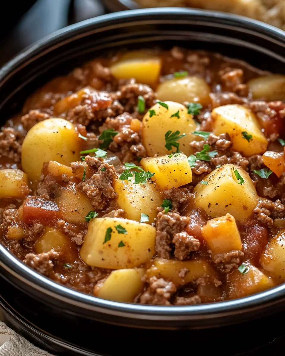 Slow Cooker Cowboy Casserole