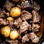 Slow Cooker Garlic Butter Beef Bites