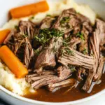 Slow Cooker Garlic Herb Pot Roast