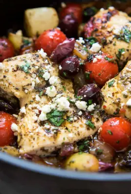 Slow Cooker Greek Chicken