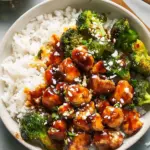 Sticky Chicken Rice Bowls