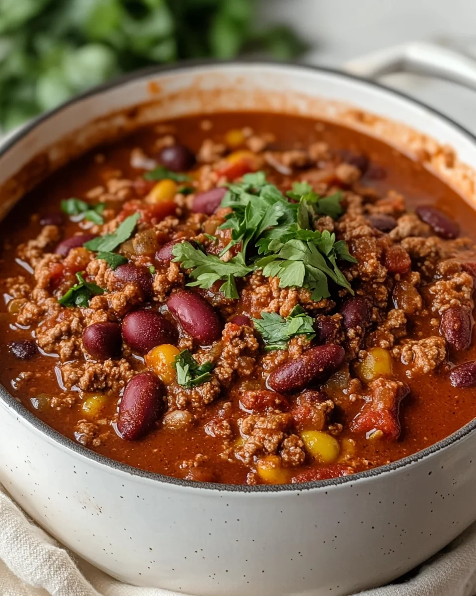The Best Homemade Stovetop Chili