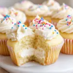 Vanilla Birthday Cupcakes