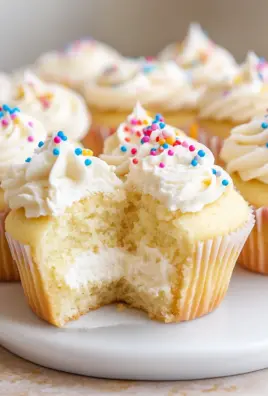 Vanilla Birthday Cupcakes