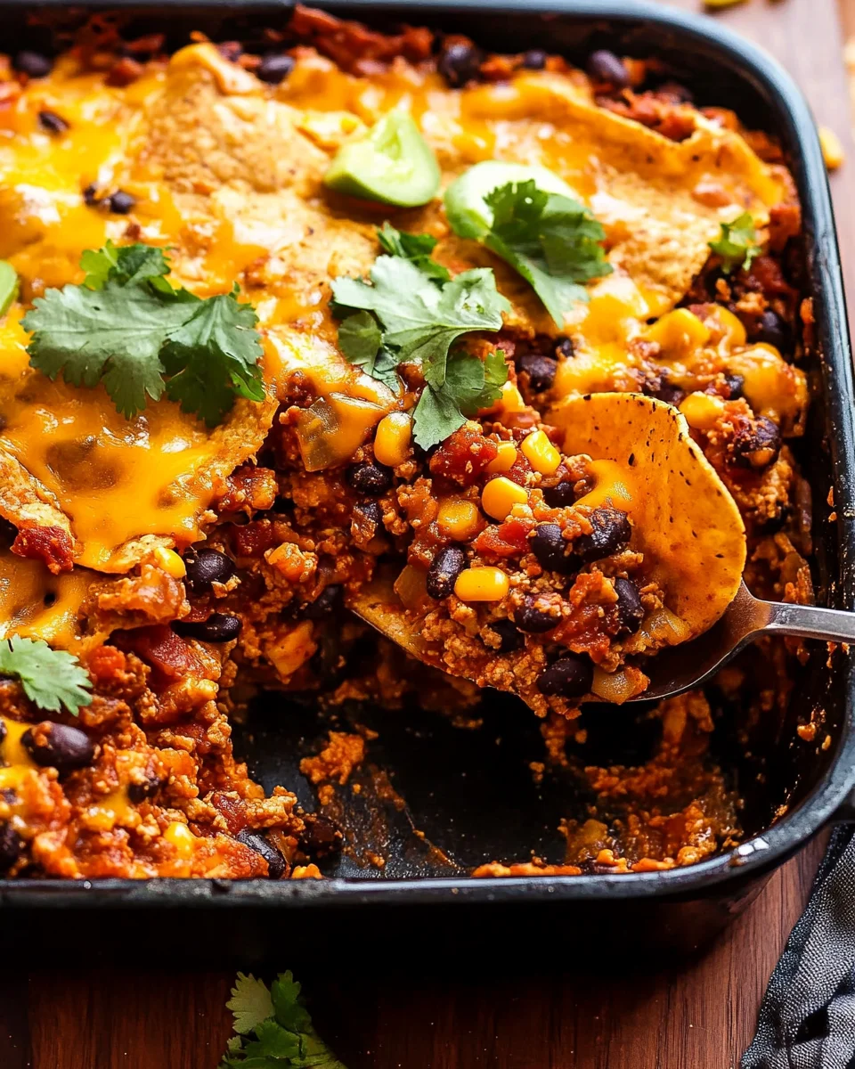 Walking Taco Casserole
