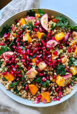 Winter Pomegranate and Grain Salad